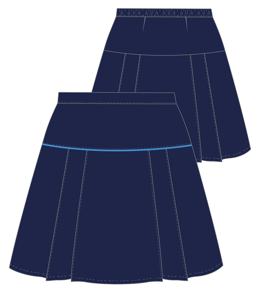 FALDA DIARIO NIÑA T2XL- T3XL